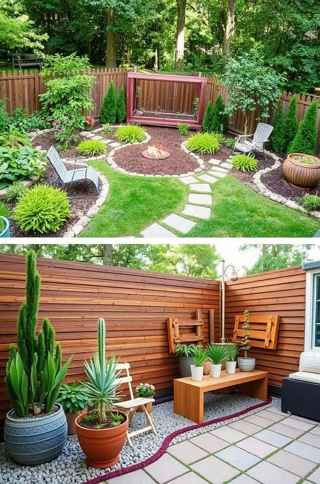Creative Simple Backyard Landscaping Idea for a Cozy Retreat