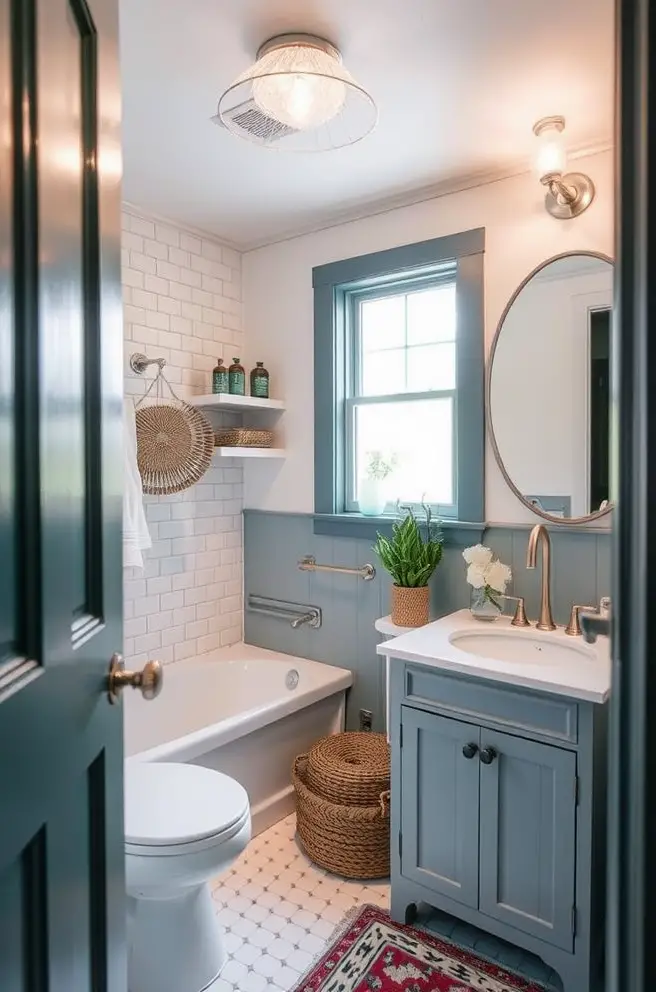 Creative Small Bathroom Remodel Idea for a Cozy Retreat