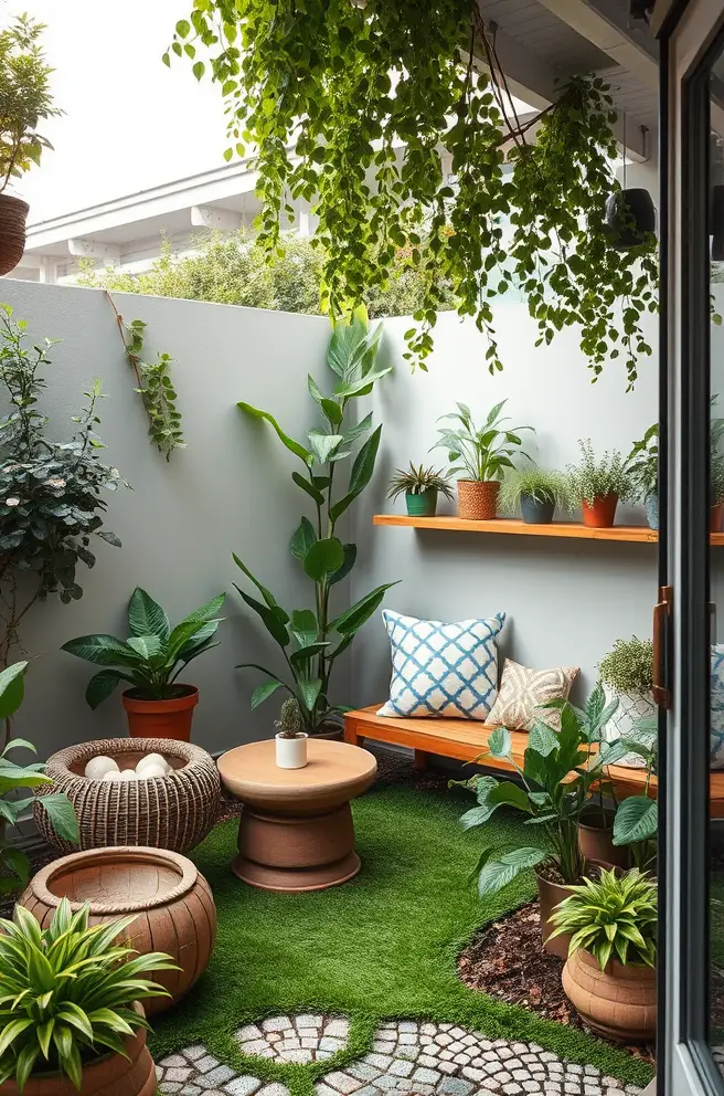Creative Small Garden Idea for Cozy Interiors with Minimal Footprint