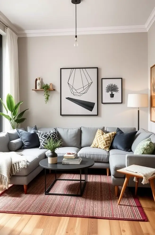 Creative Small Living Room Idea for Unique Design Touches