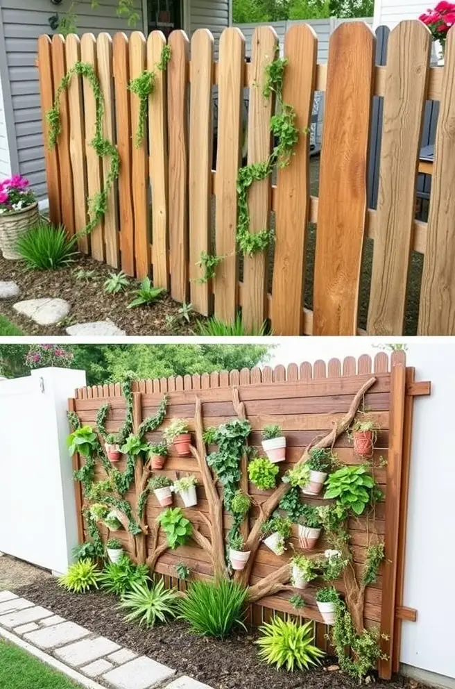 Creative and Unique Garden Fence Idea to Enhance Your Outdoor Space