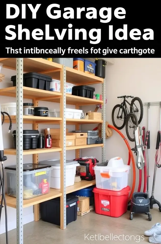 12 Inspiring Garage Shelving Ideas You’ll Love 5 DIY Garage Shelving Idea for Budget-Friendly Organization