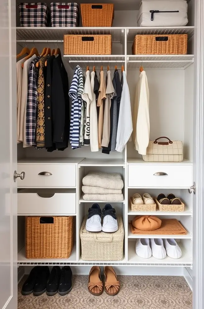 12 Creative Closet Organizer Ideas You’ll Love! 6 DIY closet organizer Idea for creative home improvement