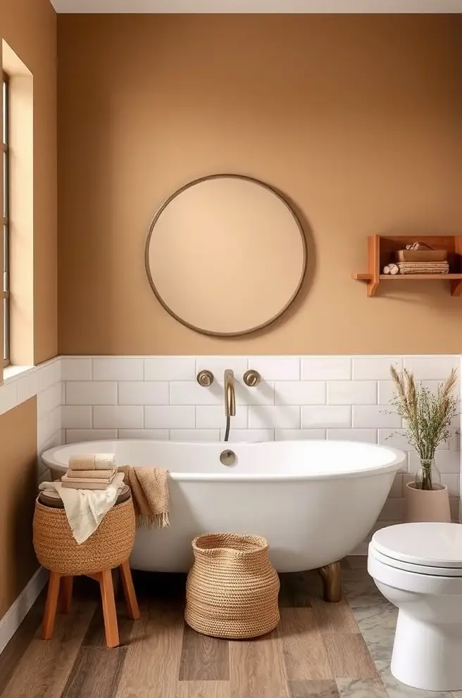 Earthy Bathroom Color Idea for a Grounded, Natural Look