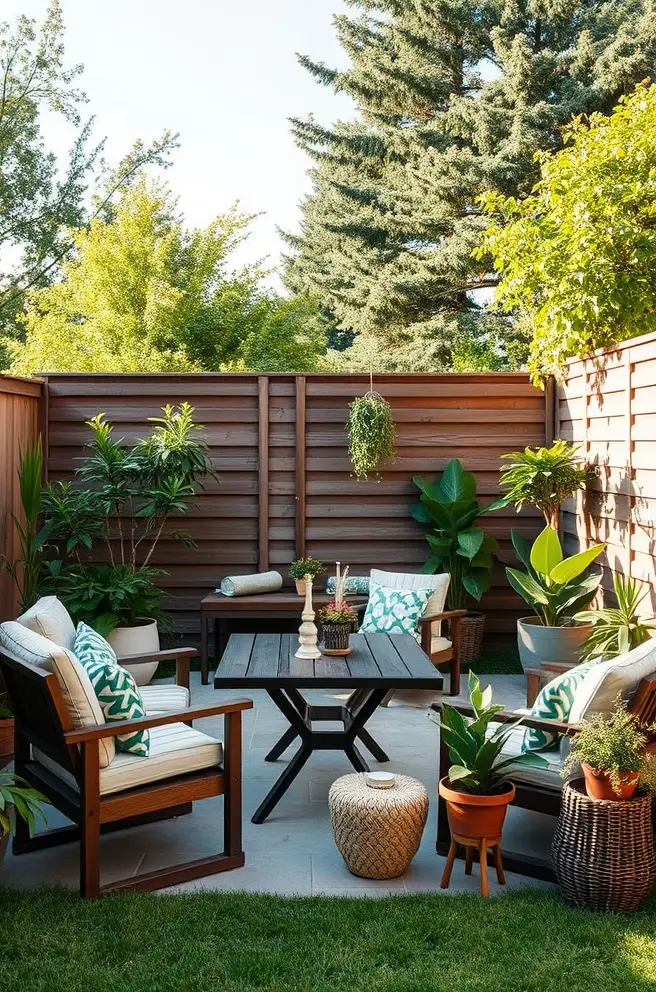 Eco-Friendly Backyard Patio Idea for Sustainable Outdoor Living