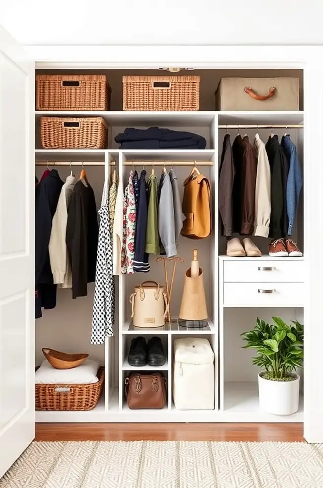 Eco-Friendly Closet Organization Idea for Sustainable Living