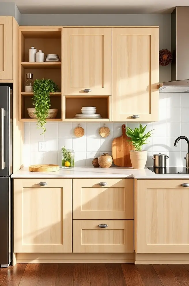 Eco-Friendly Kitchen Cabinet Idea for Sustainable Living