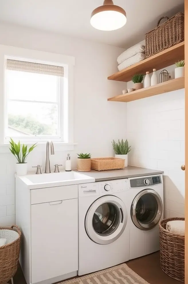 Eco-Friendly Laundry Room Idea for Sustainable Living