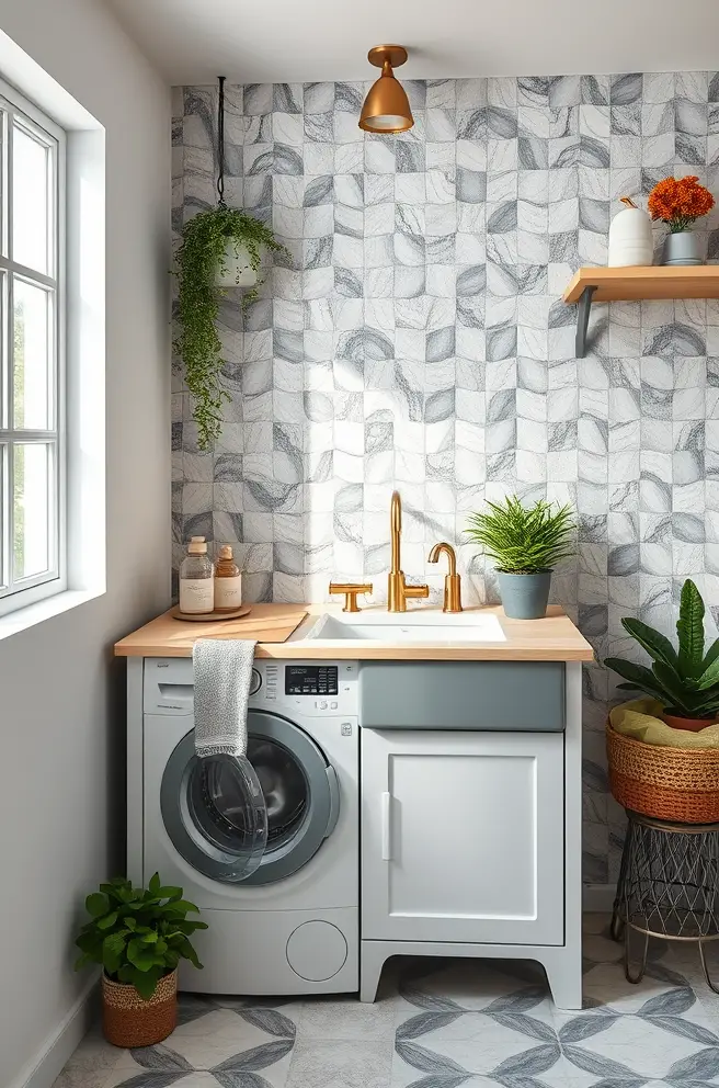 Eco-Friendly Laundry Room Sink Concepts for Sustainability
