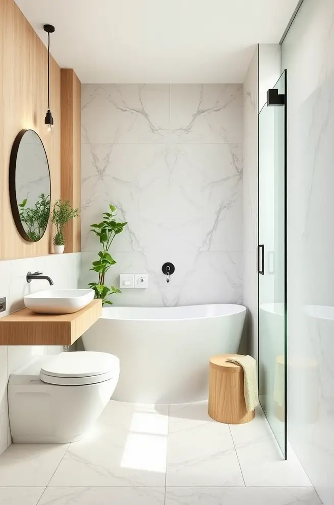 Eco-Friendly Modern Bathroom Idea for Sustainable Living