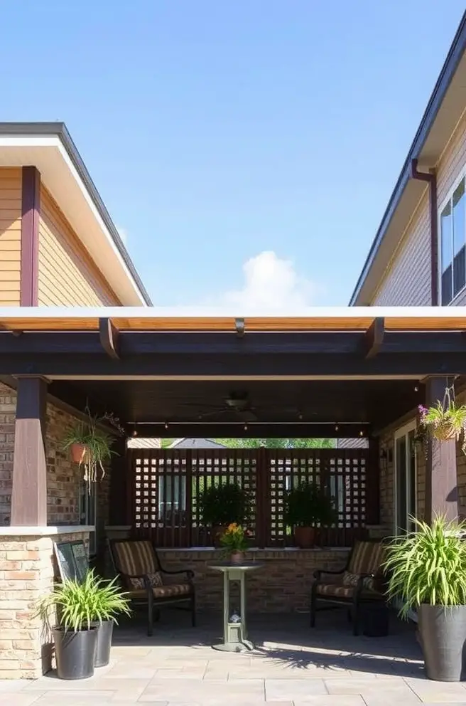 Eco-Friendly Patio Cover Idea Using Sustainable Materials