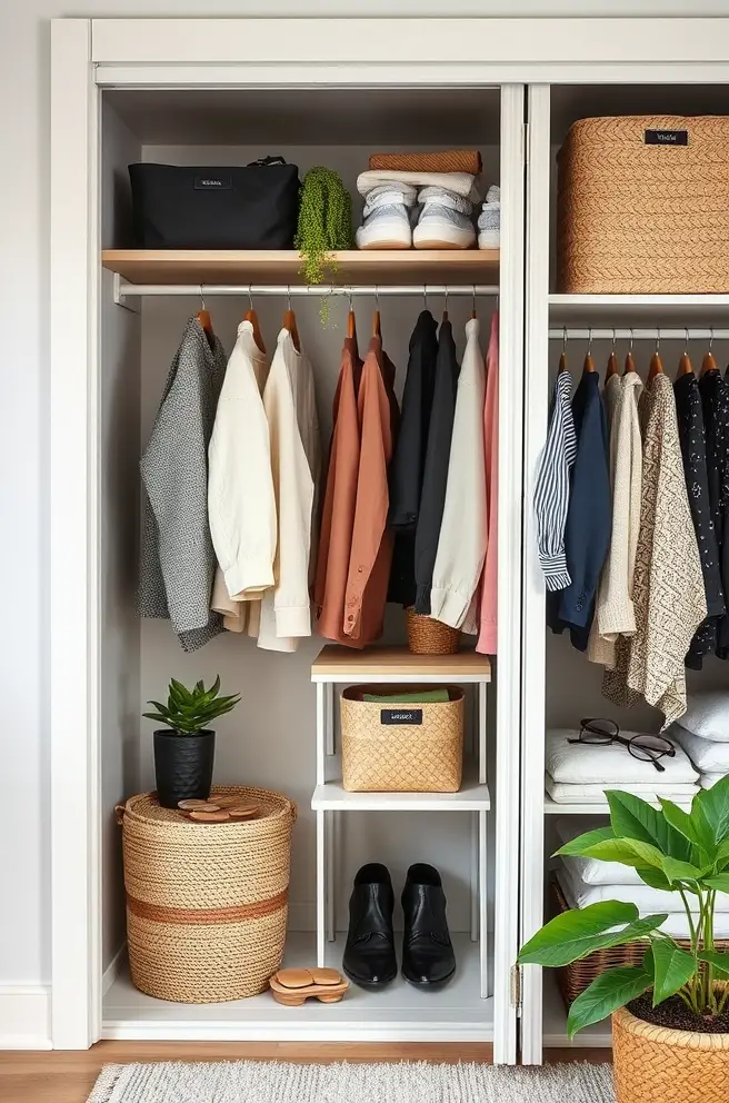 12 Creative Closet Organizer Ideas You’ll Love! 12 Eco-friendly closet organizer Idea for sustainable living