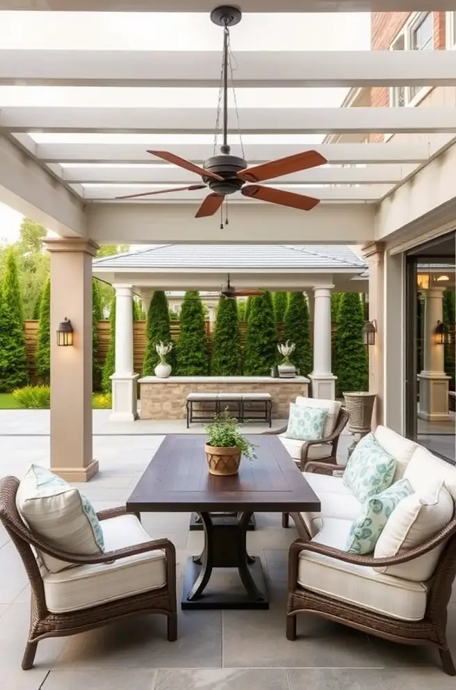 Elegant Backyard Patio Idea for an Upscale Outdoor Escape