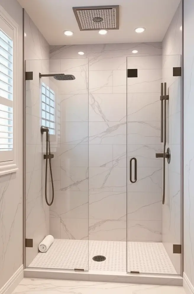Elegant Bathroom Shower Idea That Impress