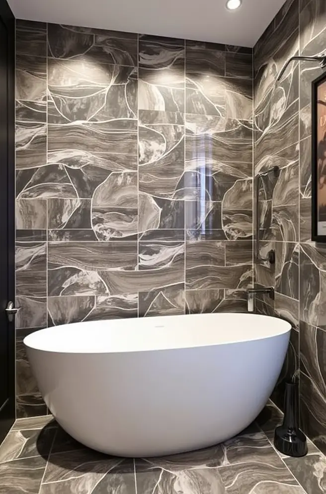 Elegant Bathroom Tile Idea That Transform Small Spaces