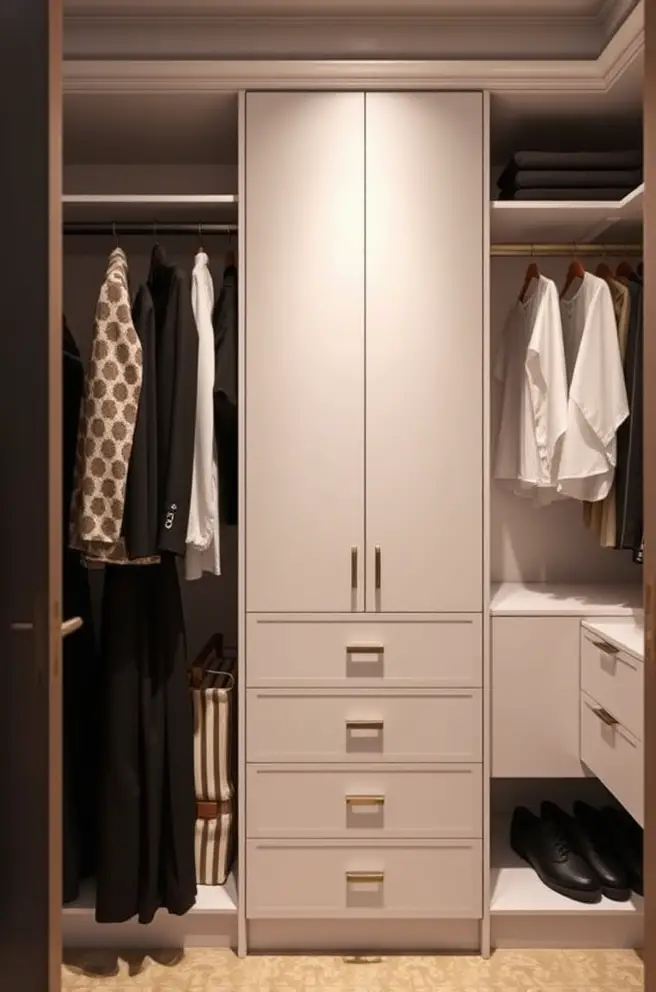 Elegant Closet Storage Idea for a Luxurious Touch