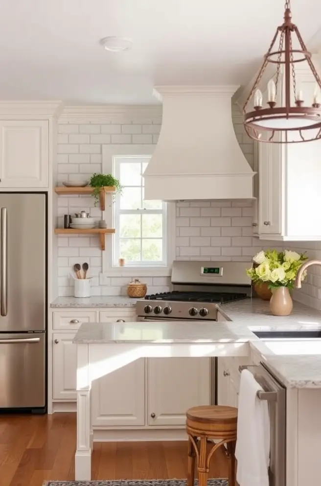 12 Stunning Kitchen Remodel Ideas You’ll Love to Try 2 Elegant Farmhouse Kitchen Remodel Idea That Bring Charm and Warmth