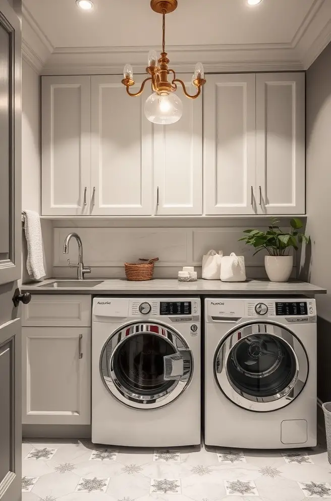 Elegant Laundry Room Idea for a Touch of Luxury