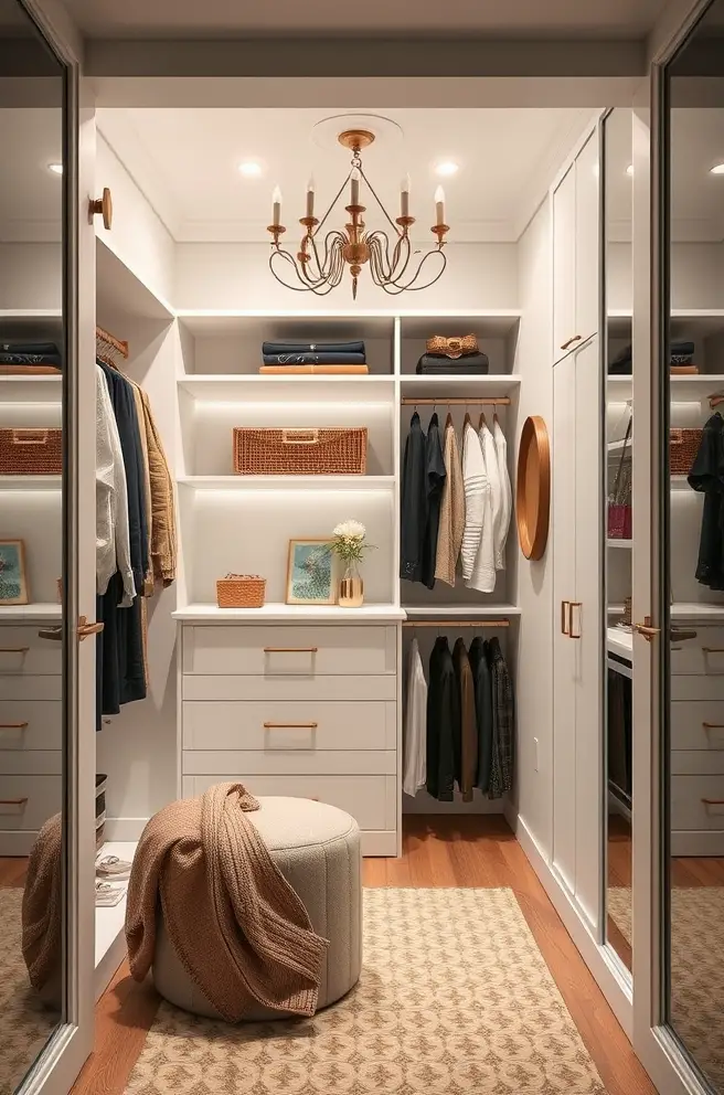 Elegant Small Closet Idea for Enhancing Your Home Decor