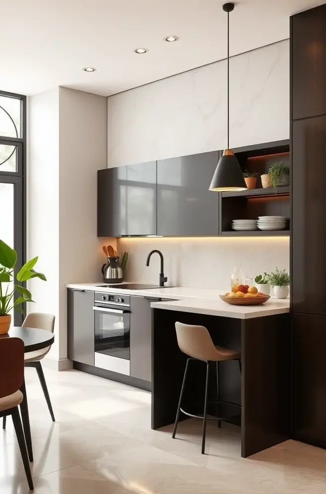Elegant Small Kitchen Idea that Exude Sophistication
