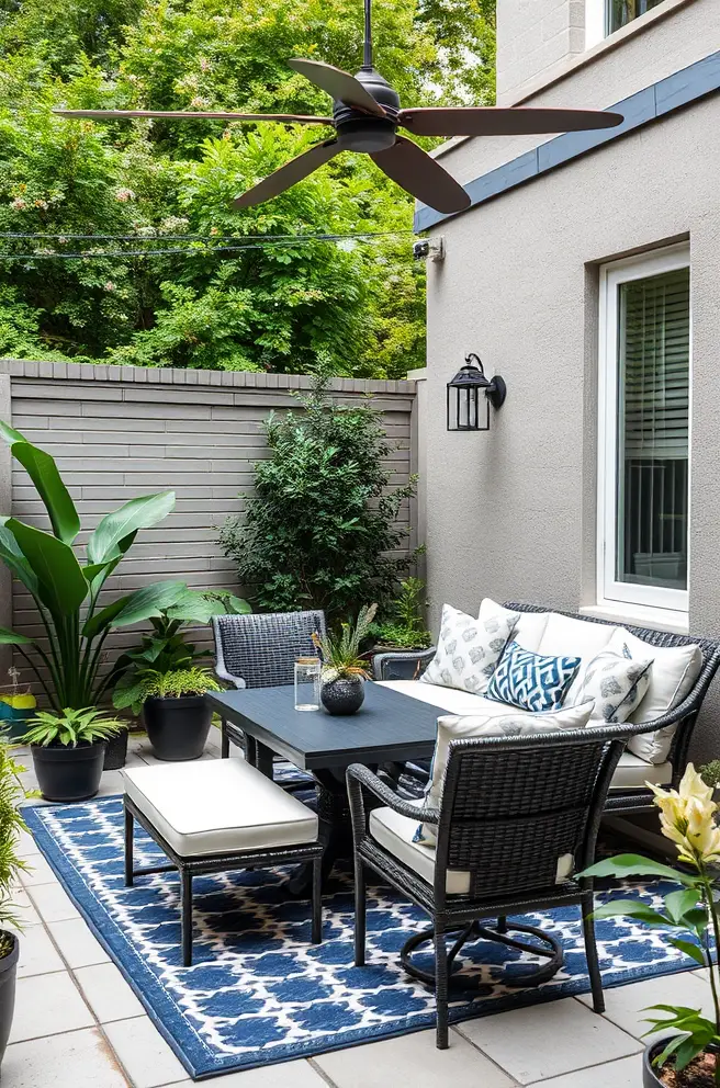 Elegant Small Patio Idea for a Touch of Sophistication