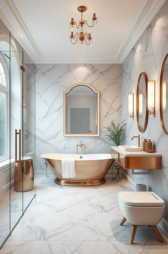 Elegant bathroom remodel Idea showcasing luxury