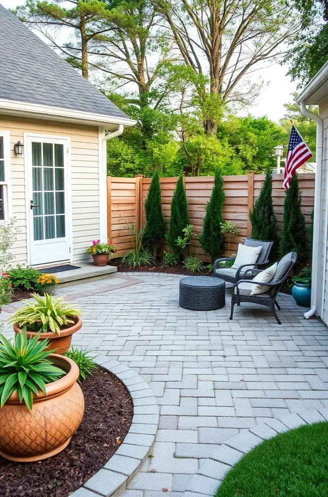 Elegant cheap patio paver Idea for a refined outdoor look