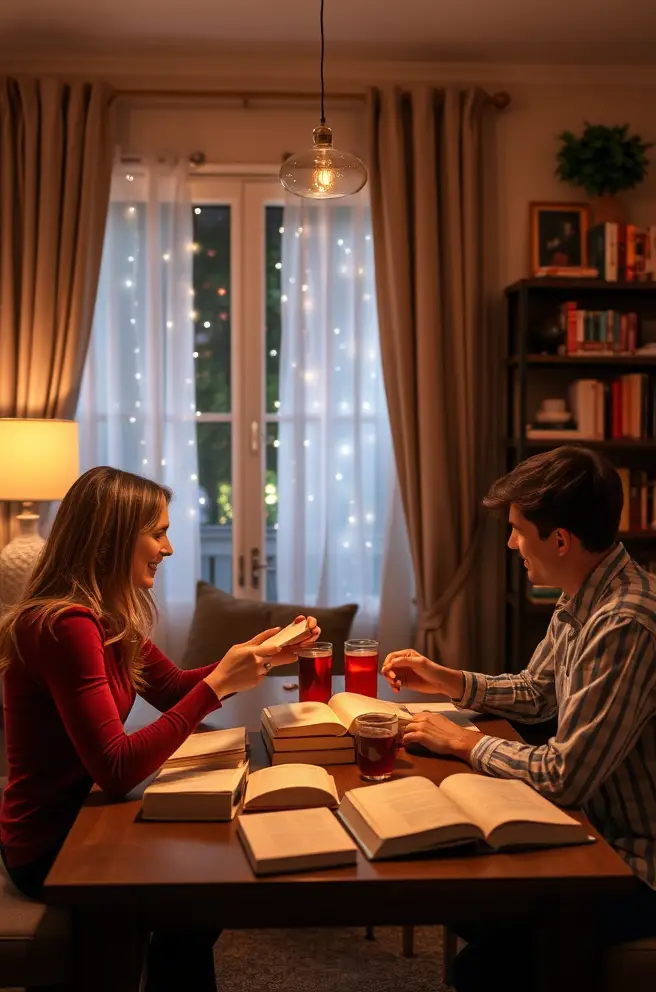 Engaging Book Club Night At Home Date Night Idea