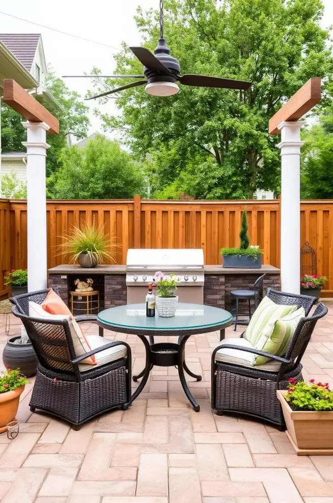 Family-Friendly Backyard Patio Idea for Kids and Adults