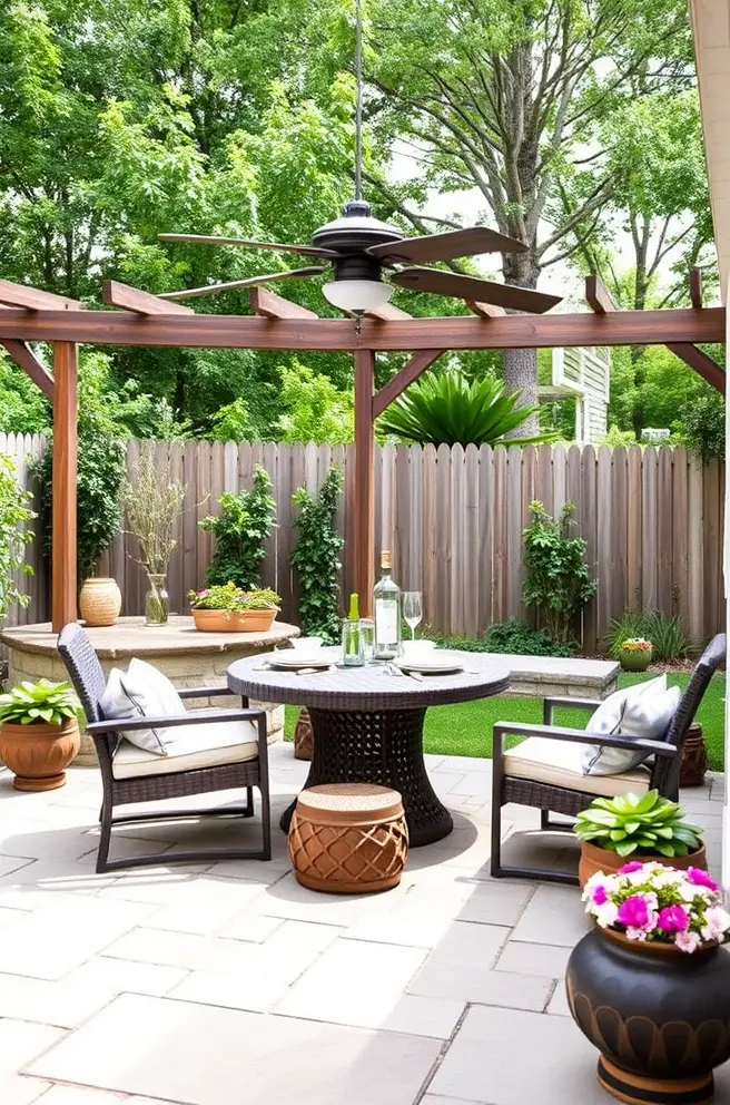 Family-Friendly Backyard Patio Idea for Outdoor Fun and Entertaining