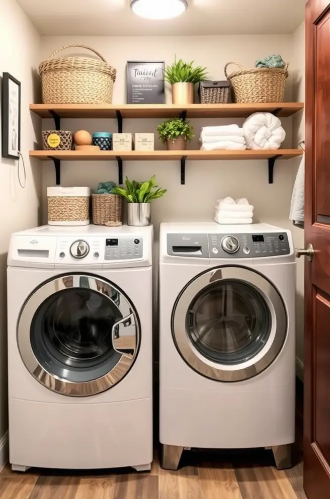 Family-Friendly Laundry Room Decor Idea for Busy Households