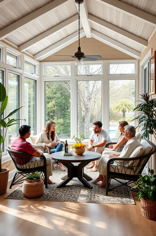 12 Inspiring Sunroom Ideas to Brighten Your Home Decor 10 Family-Friendly Sunroom Idea for Quality Time Together
