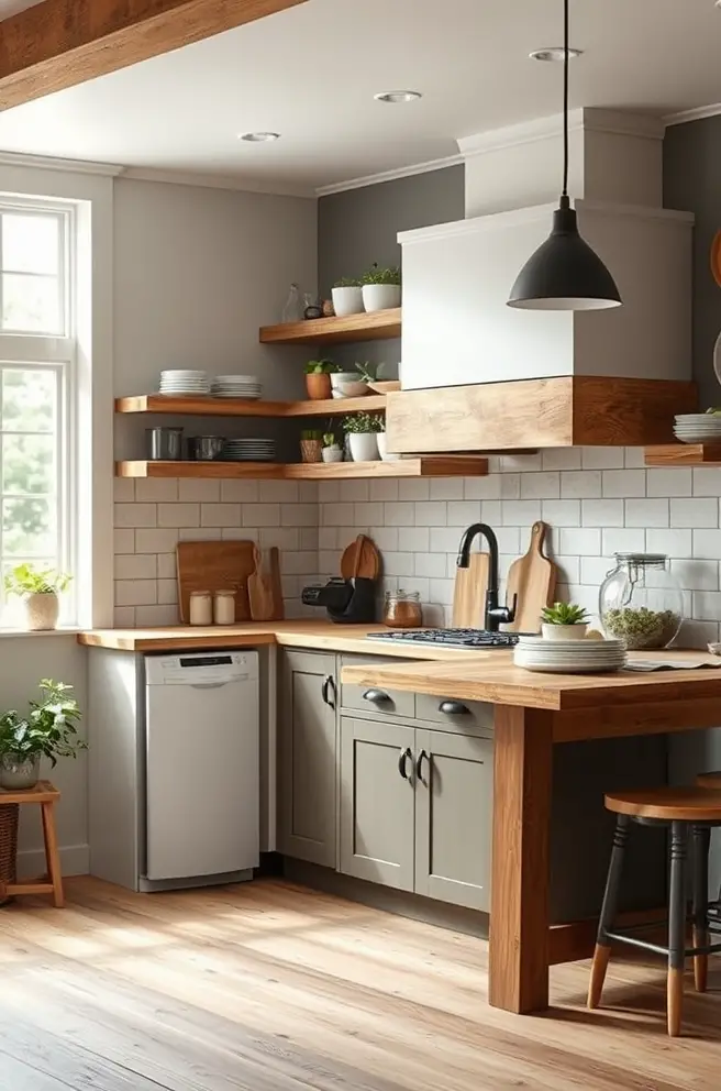 12 Stunning Modern Kitchen Ideas You'll Love 9 Farmhouse-Inspired Modern Kitchen Idea for a Rustic Touch