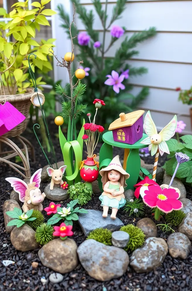 Festive Fairy Garden Idea for Year-Round Seasonal Decor