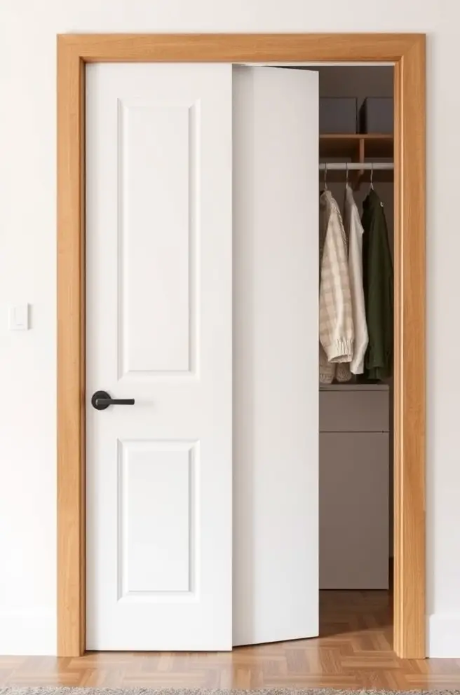 Functional Closet Door Idea for Small Space Solutions