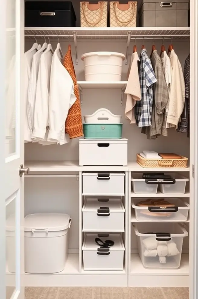 Functional Closet Organization Idea to Simplify Your Life