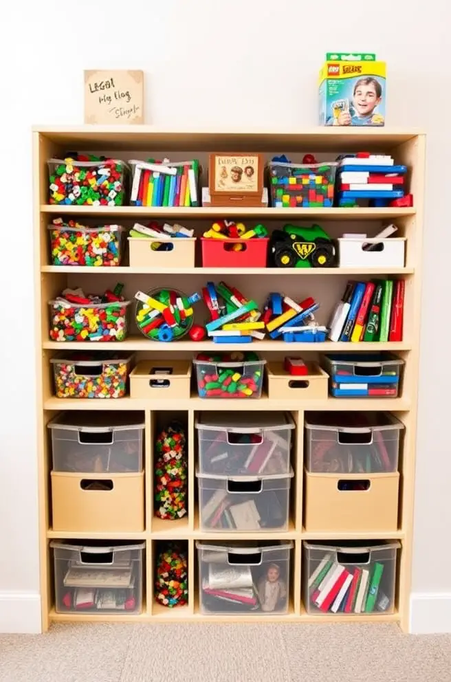 12 Creative Lego Storage Ideas You’ll Love for Your Home 9 Functional Lego Storage Idea for Family Game Rooms