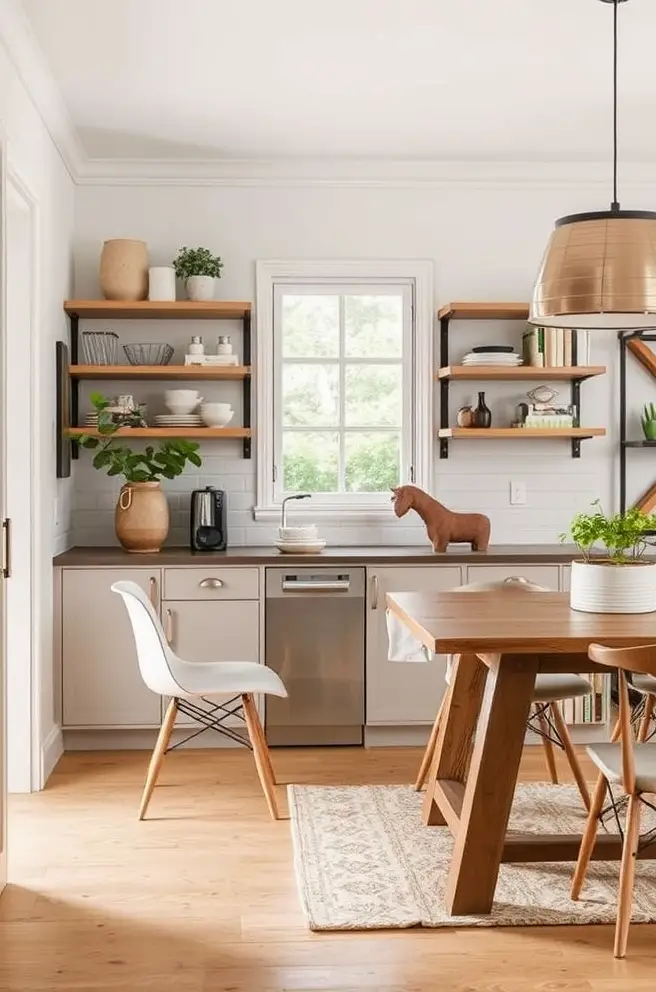 Functional Organization Idea for a Stylish Dining Area Renovation
