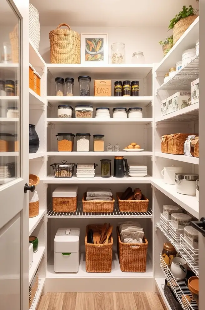 Functional Pantry Shelving Idea That Blend Beauty and Utility