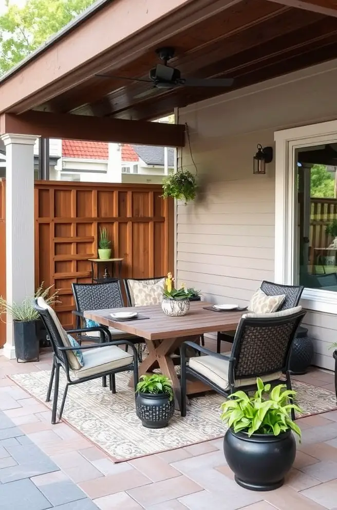 12 Inspiring Patio Ideas to Elevate Your Outdoor Style 12 Functional Patio Idea for Maximizing Space and Utility