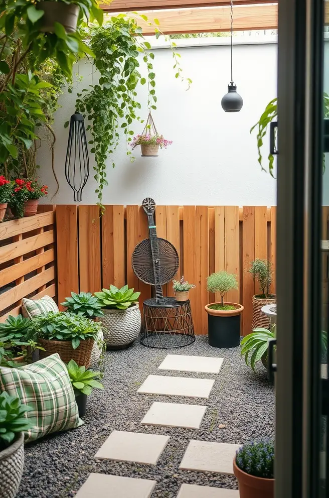 Functional Small Garden Idea for Cozy Interiors that Save Space