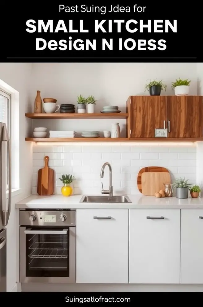Functional Small Kitchen Design Idea for Maximizing Space