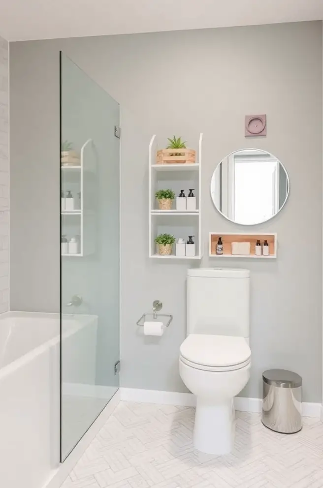 Innovative Bathroom Storage Idea for a Clutter-Free Environment