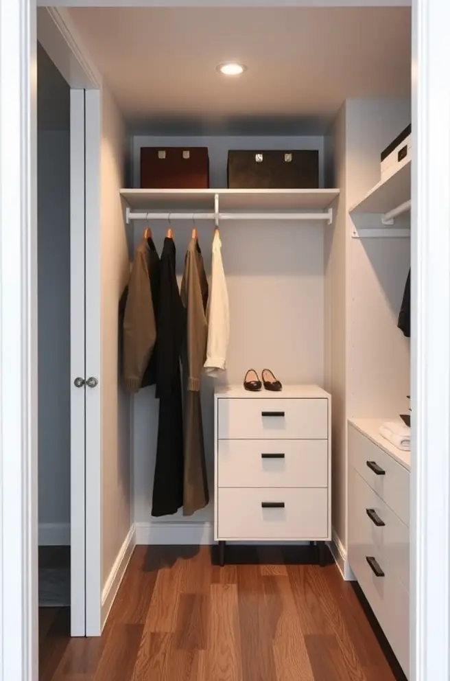 Innovative Small Closet Idea for a Minimalist Aesthetic