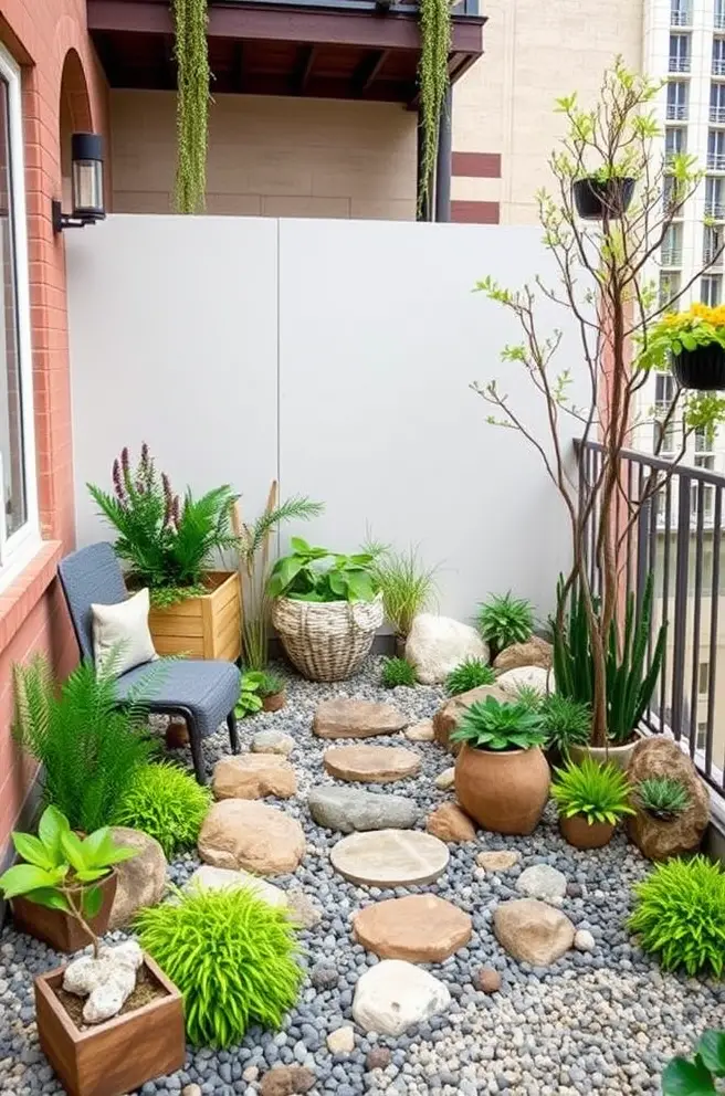 12 Stunning Rock Garden Ideas for Your Home Decor Inspiration 4 Inspiring Rock Garden Idea for Small Balconies and Patios
