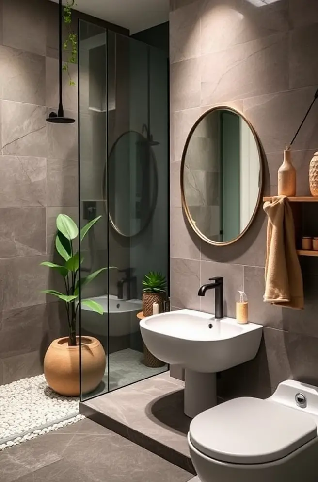 Inspiring Small Bathroom Idea for Creating a Zen Oasis
