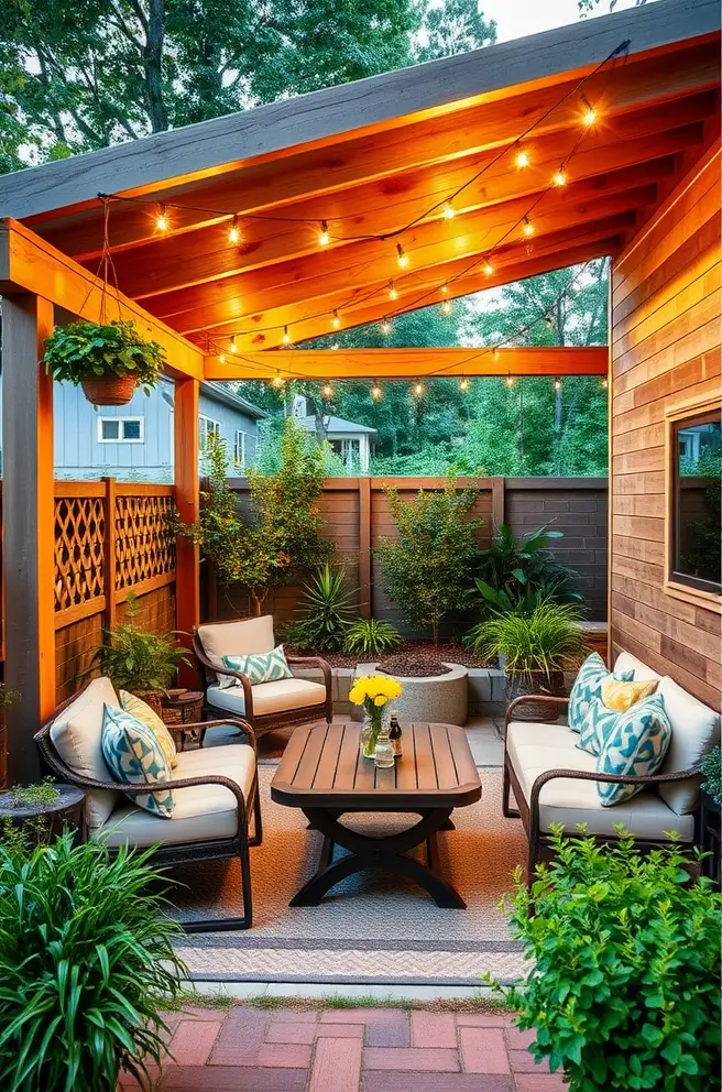 Inviting Small Patio Idea for Relaxation and Entertaining
