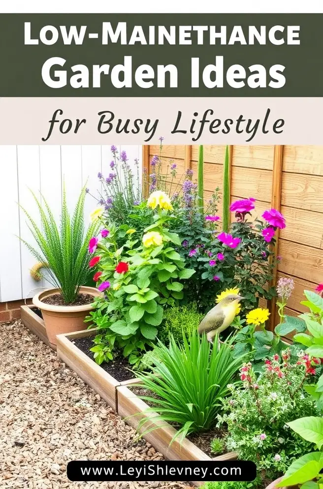 12 Inspiring Garden Ideas You’ll Love for Your Home 13 Low-Maintenance Garden Idea for Busy Lifestyles