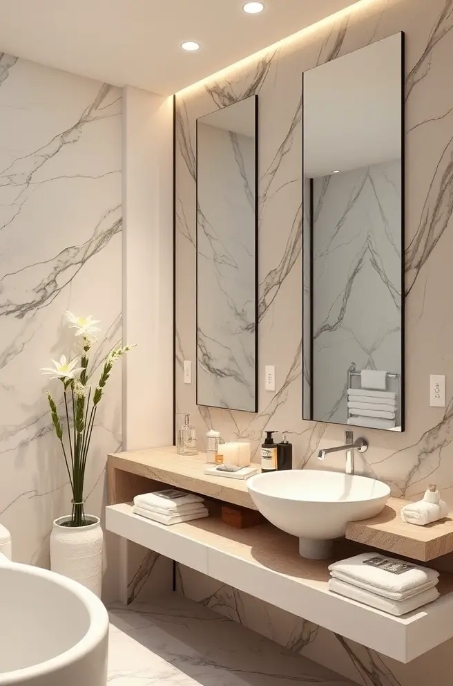 12 Stunning Bathroom Mirror Ideas You'll Love 11 Luxurious Bathroom Mirror Idea for a Spa-Like Experience