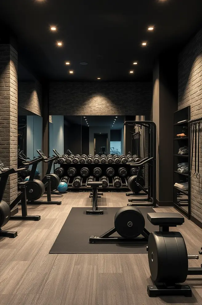 Luxurious Home Gym Idea to Indulge in Your Fitness Passion